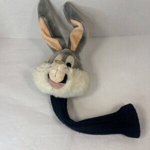 BUGS BUNNY Golf Club Head Cover Warner. Dis Plush Vintage 1993 Read Stains